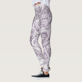 Graue Rose Leggings (Links)