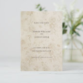 Graue Rose Save-the-Date-Karte Save The Date (Stehend Vorderseite)