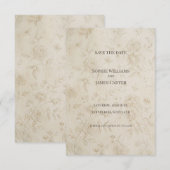 Graue Rose Save-the-Date-Karte Save The Date (Vorne/Hinten)