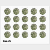 Graue Rose Sticker Wedding Umschlag Aufkleber (Blatt)