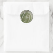 Graue Rose Sticker Wedding Umschlag Aufkleber (Tasche)