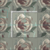 Graue Rose von Texas Stoff (Kachel)