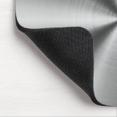 Graue, rostfreie Stahlkonstruktion mit Metallmuste Mousepad (Ecke)