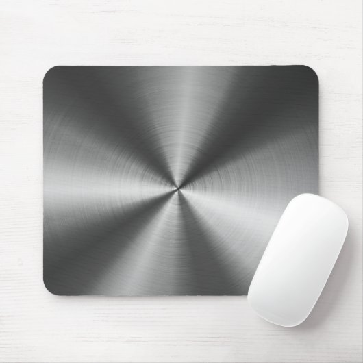 Graue, rostfreie Stahlkonstruktion mit Metallmuste Mousepad (Mit Mouse)