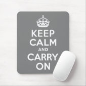 Graue Ruhe bewahren und weiter tragen Mousepad (Mit Mouse)