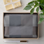 Graue Schachbrettmuster Seidenpapier (Geschenk)