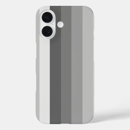 Graue Schattenstreifen Case-Mate iPhone Hülle (Rückseite)