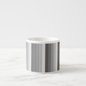 Graue Schattenstreifen Espressotasse (Vorderseite)
