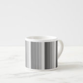 Graue Schattenstreifen Espressotasse (Vorderseite Rechts)