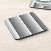 Graue Schattenstreifen Getränkeuntersetzer (Linke Seite)