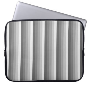 Graue Schattenstreifen Laptopschutzhülle