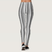 Graue Schattenstreifen Leggings (Rückseite)