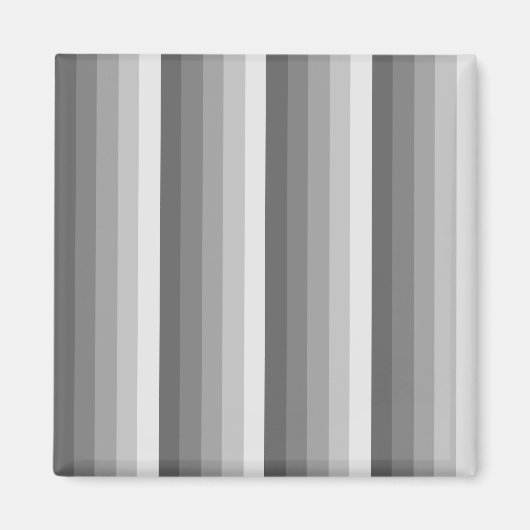 Graue Schattenstreifen Magnet (Vorne)