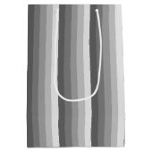 Graue Schattenstreifen Mittlere Geschenktüte (Rückseite)
