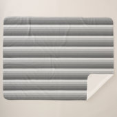Graue Schattenstreifen Sherpadecke (Vorderseite (Horizontal))