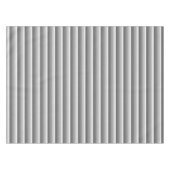 Graue Schattenstreifen Tischdecke (Vorderseite (Horizontal))