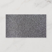 Graue Schaum-Gummi-Visitenkarte Visitenkarte (Rückseite)
