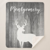 Graue Scheunen-hölzerner Planken-u. Sherpadecke (Vorderseite)