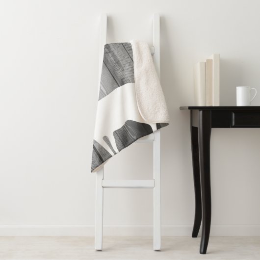 Graue Scheunen-hölzerner Planken-u. Sherpadecke (Beispiel)