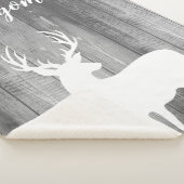 Graue Scheunen-hölzerner Planken-u. Sherpadecke (3/4)