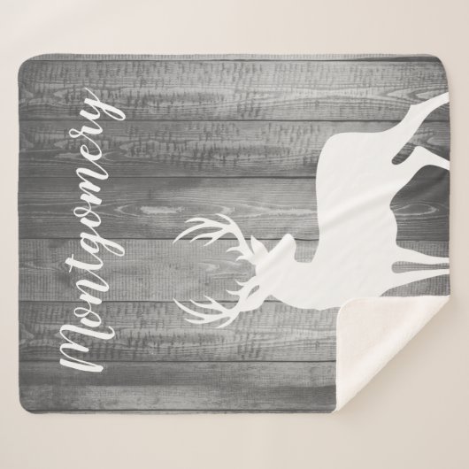 Graue Scheunen-hölzerner Planken-u. Sherpadecke (Vorderseite (Horizontal))