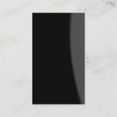 Graue, schicke, trendige Visitenkarte (Rückseite)