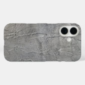 Graue Schiefergestein-Textur Case-Mate iPhone Hülle (Rückseite (Horizontal))