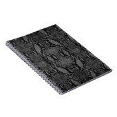 Graue Schlange Skin Print Notizblock (Rechte Seite)