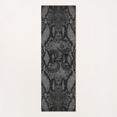 Graue Schlange Skin Print Yogamatte (Vorderseite)
