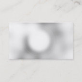 Graue Schlichte Visitenkarte (Rückseite)