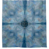 Graue Schmetterlinge Duschvorhang (Vorderseite)