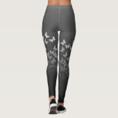 Graue Schmetterlinge, Stahlgraphit der niedlichen Leggings (Rückseite)