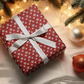 Graue Schneeflocken Geschenkpapier Set