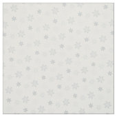 Graue Schneeflocken-Muster Stoff (Muster)