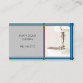 Graue Schneidemaschine-Visitenkarte Visitenkarte (Vorderseite)