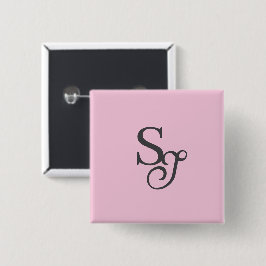 Graue Schrift Anfangsfarbe Rosa Button
