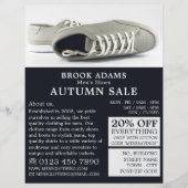 Graue Schuhe, Bekleidungsartikel für Männer Flyer (Vorne)