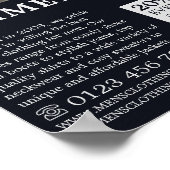 Graue Schuhe, Bekleidungsartikel für Männer Poster (Ecke)