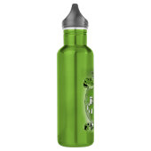 Graue Schule der Zauberei entsteint Wasser-Flasche Edelstahlflasche (Links)