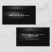 Graue Schwarz-weiße Musterkarte Visitenkarte (Vorne/Hinten)