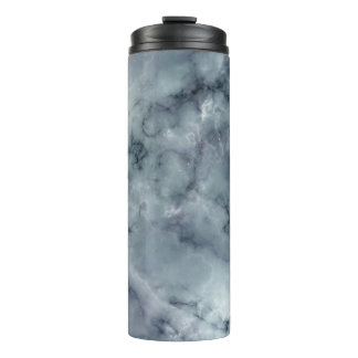 Graue schwarze goldene Marmorplatte Thermal Tumble Thermosbecher