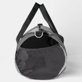 Graue schwarze große Duffelbag von Joya Eve Duffle Bag (Rechts)