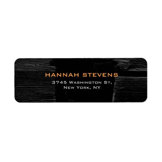 Graue schwarze Holztextur Beruflich moderne (Vorne)