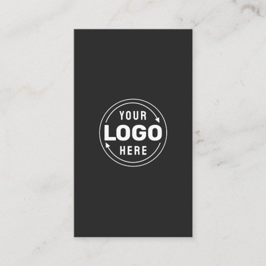 Graue Senf Minimalistische Einzelkarte Visitenkarte (Vorderseite)