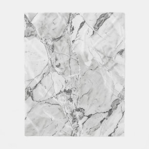 Graue "Slate Whisper Stream" Marmortextur All-Ove Fleecedecke