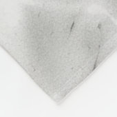 Graue "Slate Whisper Stream" Marmortextur All-Ove Fleecedecke (Ecke)
