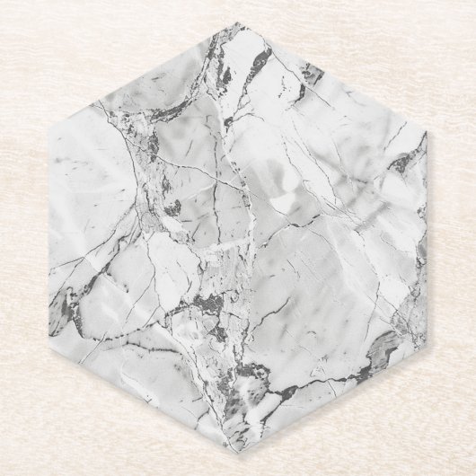 Graue "Slate Whisper Stream" Marmortextur kundensp Untersetzer (Vorderseite)