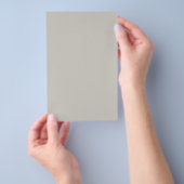 Graue Solid-Farbe einstellen Flyer (Handgriff)