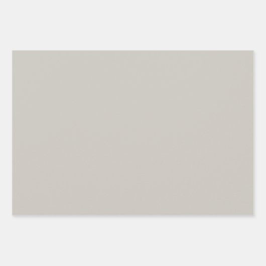 Graue Solid-Farbe einstellen Geschenkpapier Set (Vorderseite 3)