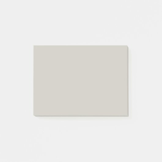 Graue Solid-Farbe einstellen Post-it Klebezettel (Vorderseite)
